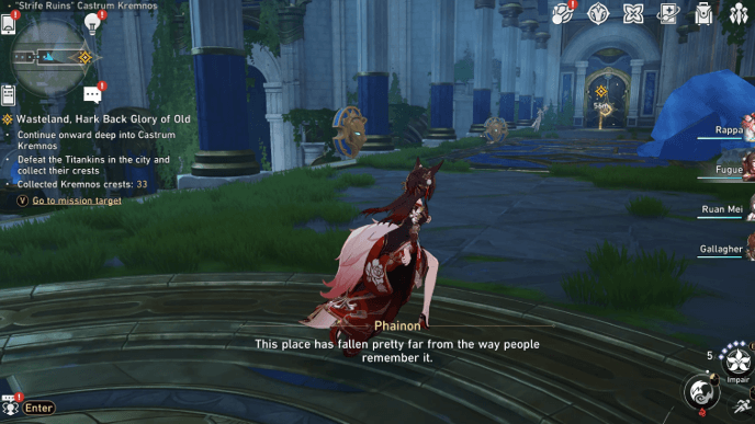 Honkai Star Rail - Wasteland, Hark Back Glory of Old Mission Guide - Continue Exploring Castrum Kremnos