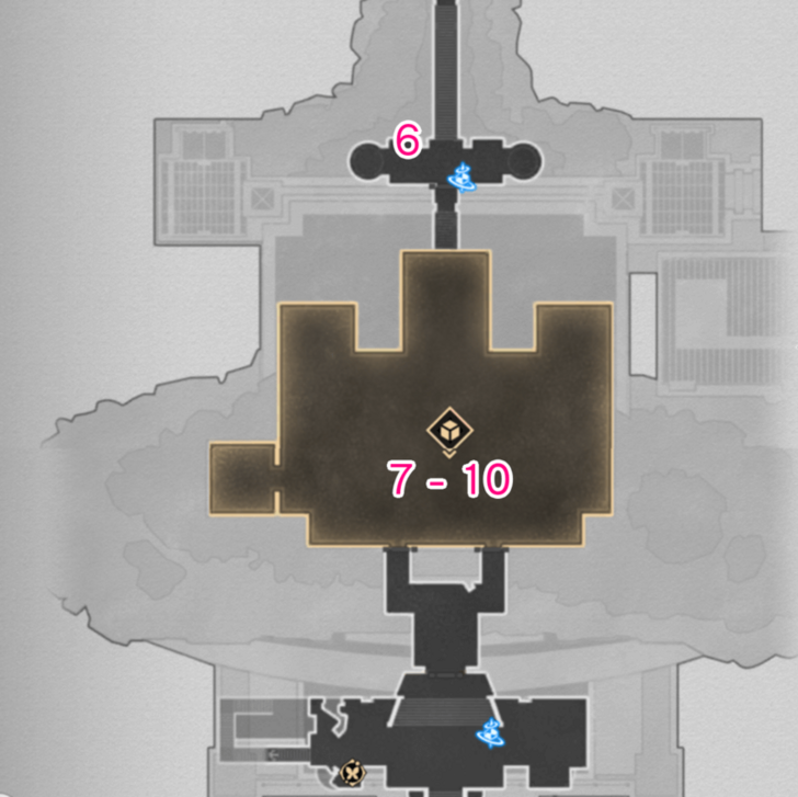 Honkai Star Rail - Abyss of Fate Janusopolis Creation Nymph Locations - Upper Area