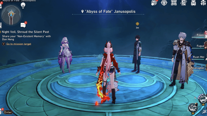 Honkai Star Rail - Night Veil, Shroud the Silent Past Mission Guide - Share Memory With Dan Heng