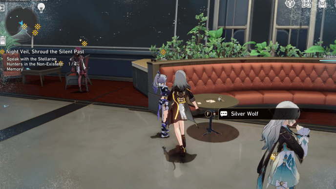 Honkai Star Rail - Night Veil, Shroud the Silent Past Mission Guide - Speak with Stellaron Hunters