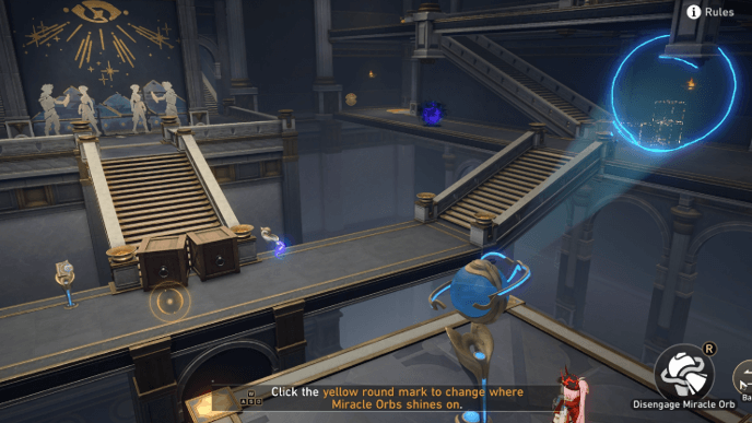 Honkai Star Rail - Night Veil, Shroud the Silent Past Mission Guide - Use Miracle Orb to Remove Crates