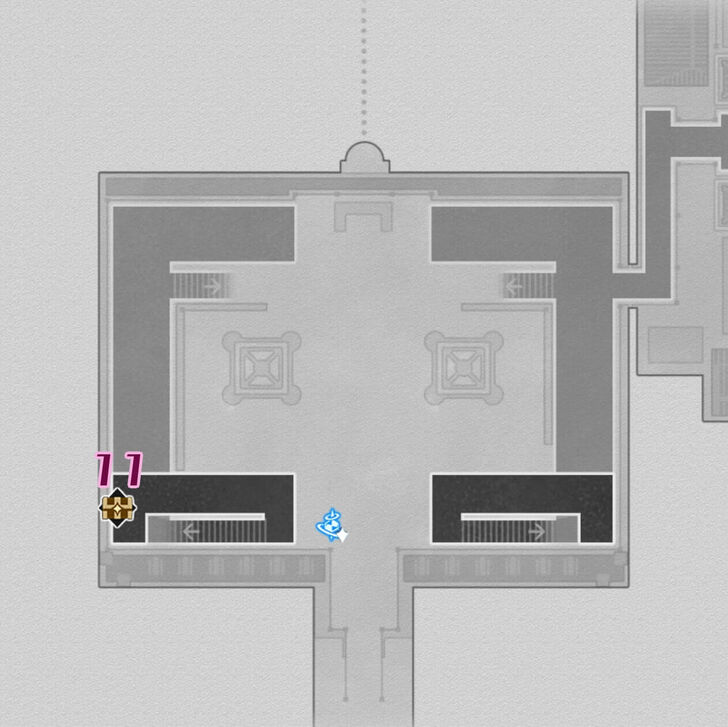 HSR Bloodbathed Battlefront Castrum Kremnos F3 Chest Map