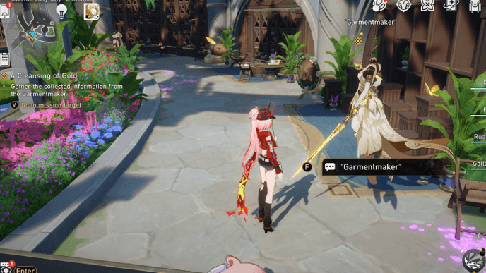 Honkai Star Rail - A Cleansing of Gold Mission Guide - Gather Info From Garmentmaker