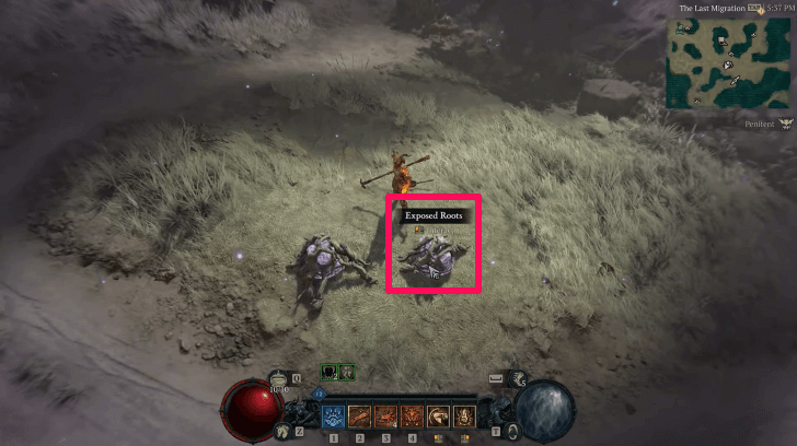 Complete Whispers to Spawn Exposed Roots