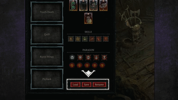 Diablo 4 - Switch Builds by Loading a Loadout