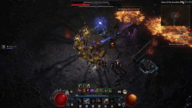 Defeat the Headrotten Boss