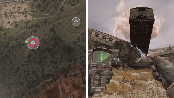 Conjoined Wagons Artifact Location