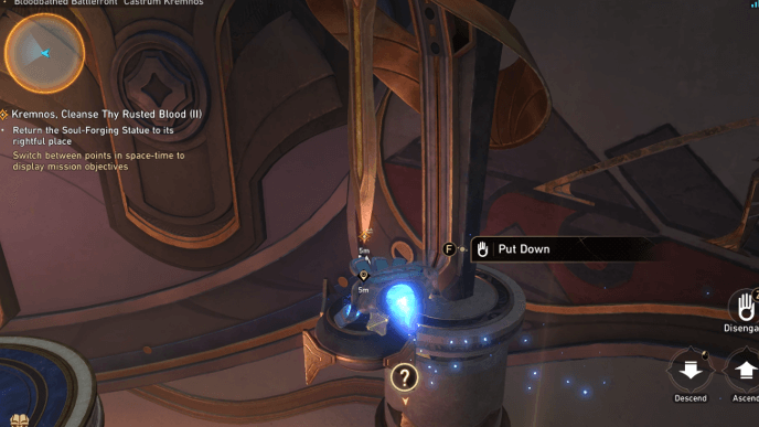 Honkai Star Rail - Kremnos, Cleanse Thy Rusted Blood Part II Mission Guide - Use the Hand of Zagreus to Place Statue Part