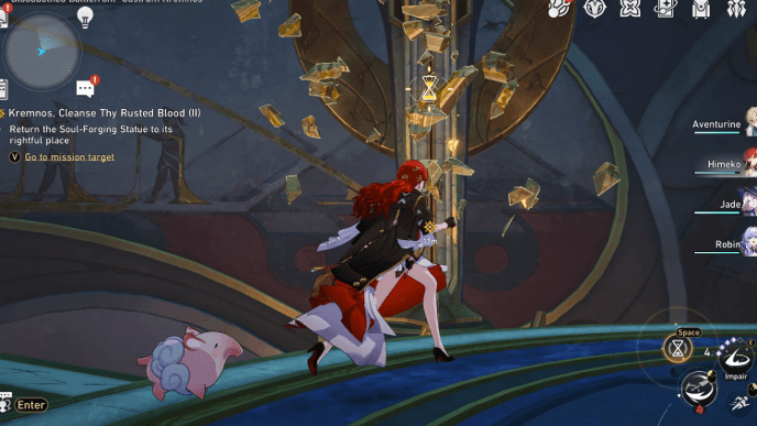 Honkai Star Rail - Kremnos, Cleanse Thy Rusted Blood Part II Mission Guide - Return the First Soul-Forging Statue