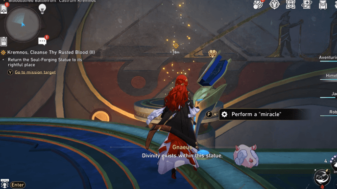Honkai Star Rail - Kremnos, Cleanse Thy Rusted Blood Part II Mission Guide - Return the Fourth Soul-Forging Statue