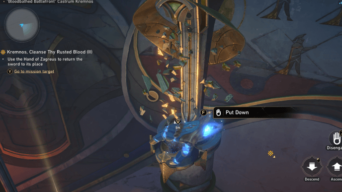 Honkai Star Rail - Kremnos, Cleanse Thy Rusted Blood Part II Mission Guide - Use Hand of Zagreus to Complete the Statue