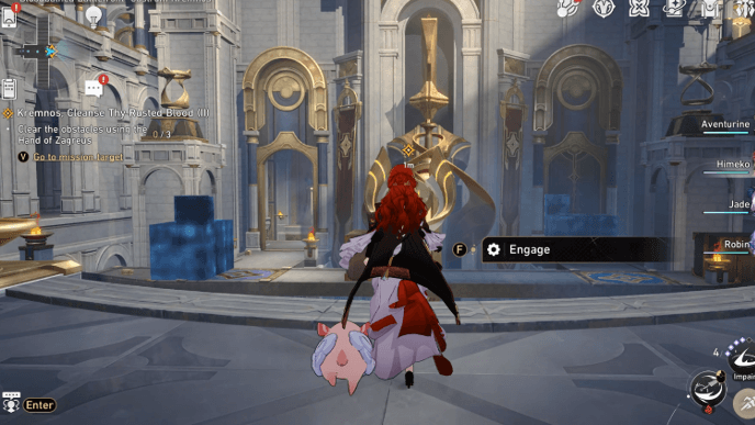 Honkai Star Rail - Kremnos, Cleanse Thy Rusted Blood Part II Mission Guide - Clear Obstacles Using the Hand of Zagreus