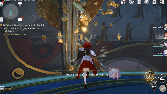 Honkai Star Rail - Kremnos, Cleanse Thy Rusted Blood Part II Mission Guide - Return the Second Soul-Forging Statue