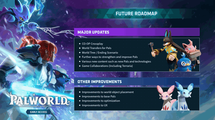 Palworld Future Roadmap