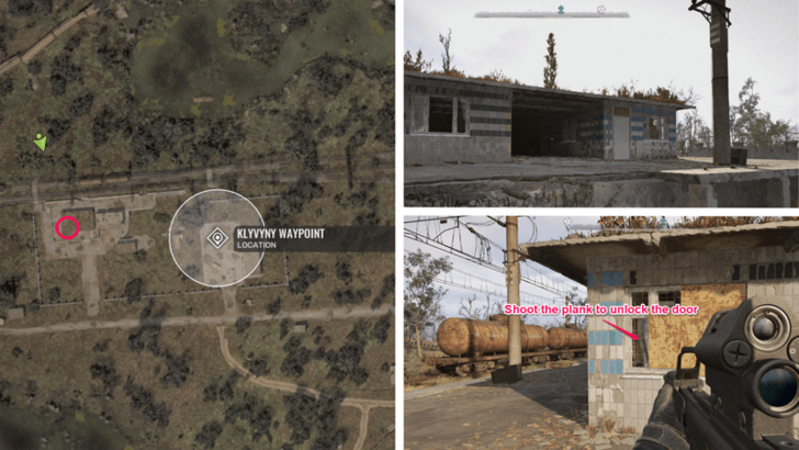 Northwest of Klyvyny POI Stash