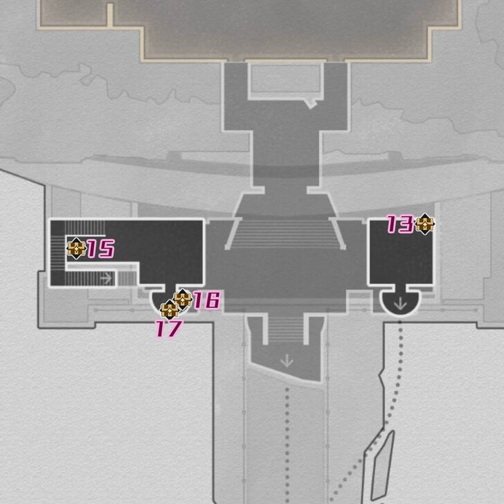HSR Abyss of Fate Janusopolis F1 Chest Map