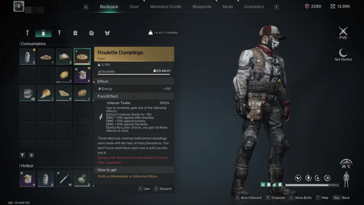 Once Human - Roulette Dumplings