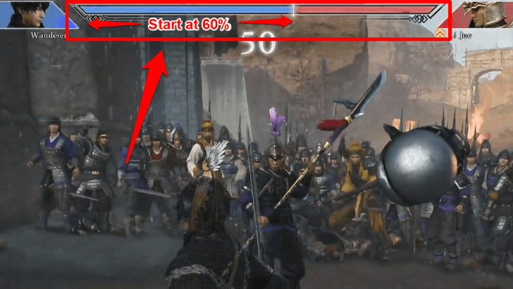 Dynasty Warriors Origins - Duel Starting Gauge