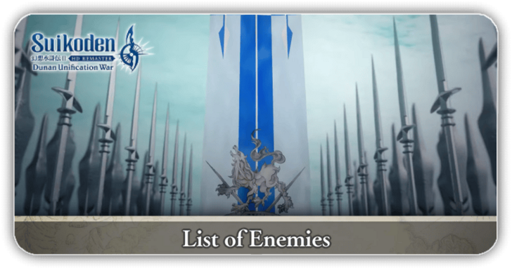 Suikoden 2 HD Remaster - Enemies