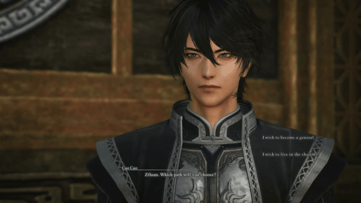 Dynasty Warriors Origins General or Shadow Choiec Prompt