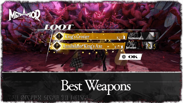 Metaphor ReFantazio - Best Weapons