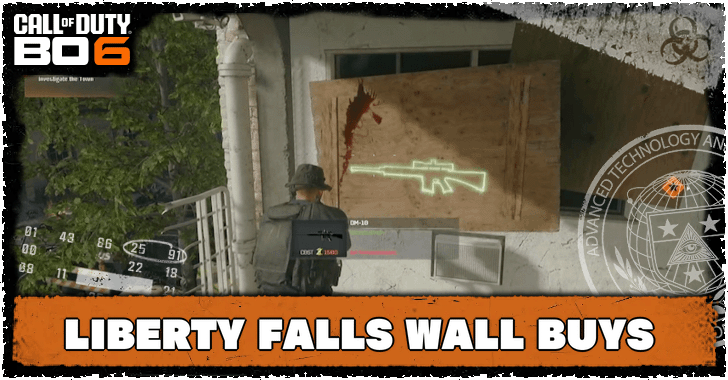 Black Ops 6 - Liberty Falls Wall Buys