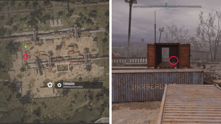 Northwest of Tornado Anomalous Area Stash