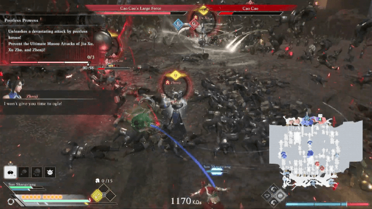 Dynasty Warriors Origins - Defeat Jia Xu, Xu Zhu, and Zhenji