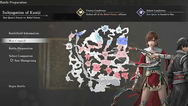 Subjugation of Kuaiji Map