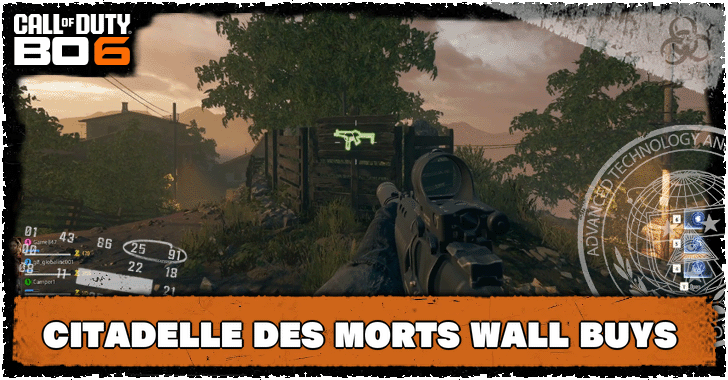 Black Ops 6 - All Citadelle des Morts Wall Buys