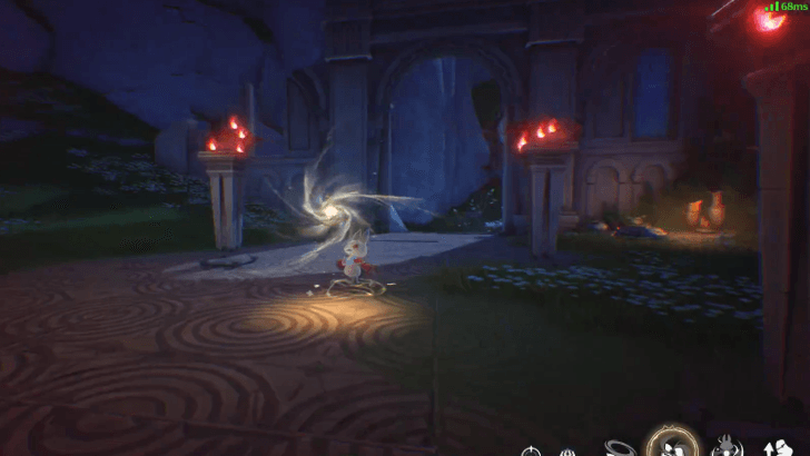 Absorb the red Nightmare Clouds