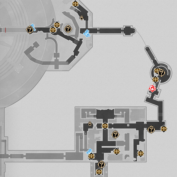 HSR Strife Ruins Castrum Kremnos F1 Northeast Map
