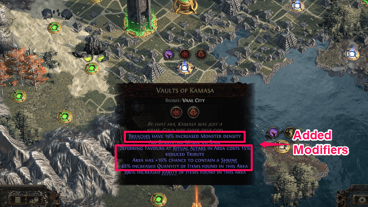 Vaults of Kamasa Added Modifiers