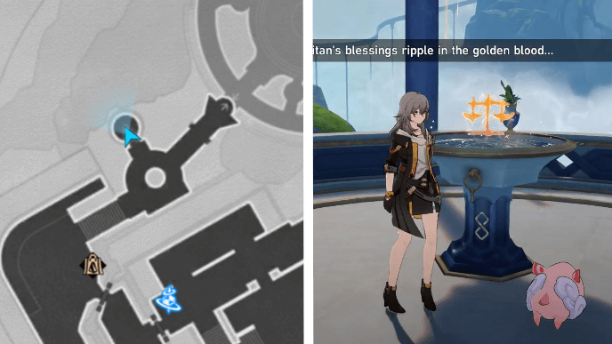 Honkai Star Rail - Chirping Secret Golden Journey - Prayer Well 1