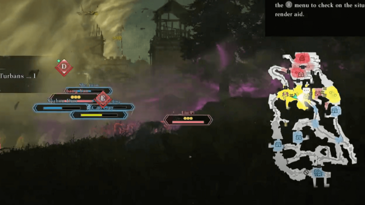 Dynasty Warriors Origins - Allies Health Checking