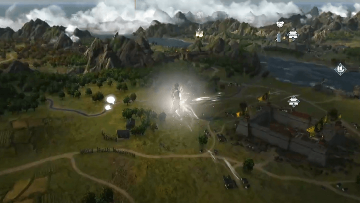 Dynasty Warriors Origins - Eyes of the Sacred Bird on World Map