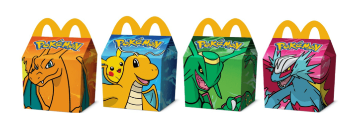 Pokemon Happy Meal Box Designs