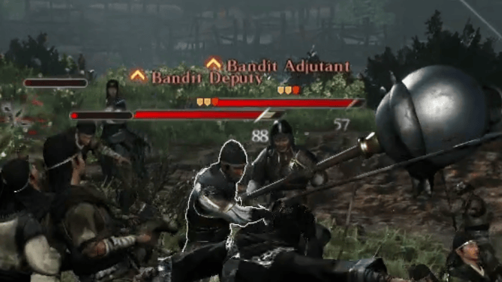 Dynasty Warriors Origins Red Shields Appear on Enemies With High Courage