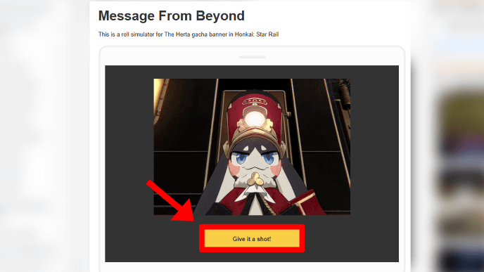 Honkai Star Rail - Click The Button to Start