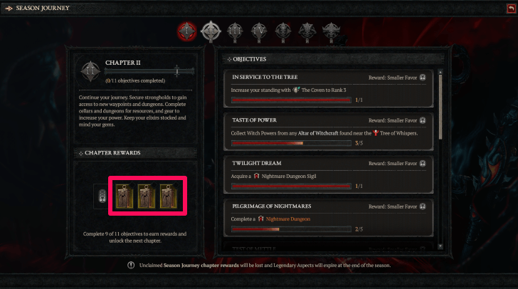 How to Farm Whispering Wood Sigils Claim the Season Journey Cache
