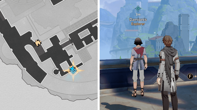 HSR Hypogeum Enigma - Damionis Location