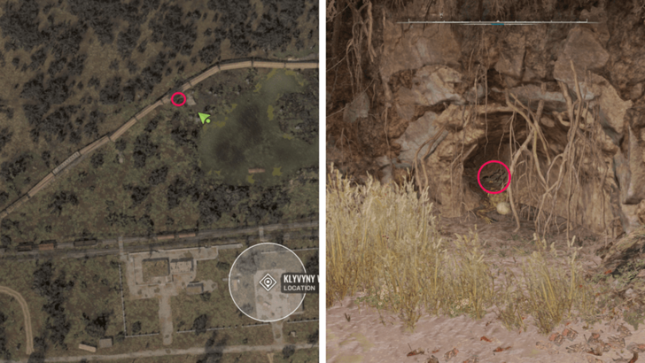 Northwest of Klyvyny Waypoint POI Stash