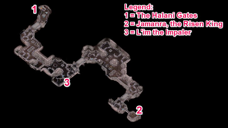 Halani Gates Map Layout