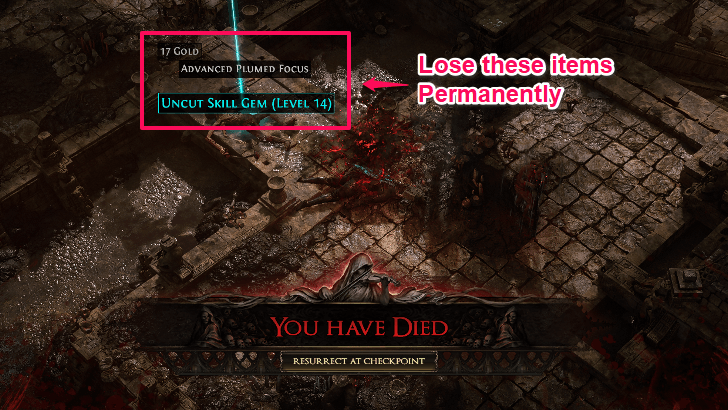 Lose Items on the Ground in Campaign