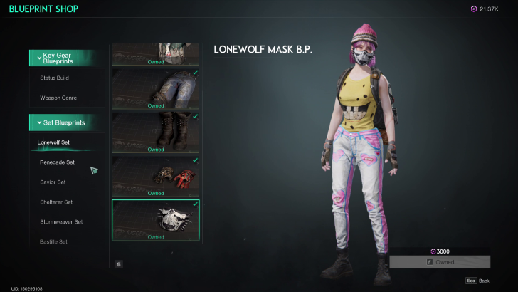 Once Human - Blueprint Shop