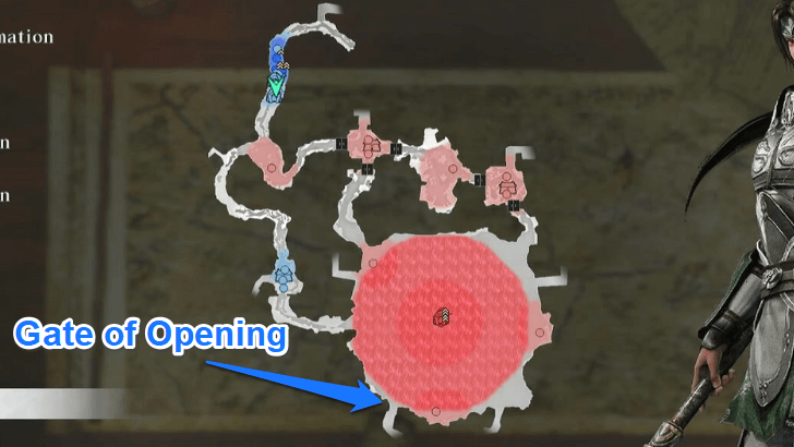 Dynasty Warriors Origins - Gate of Opening Location