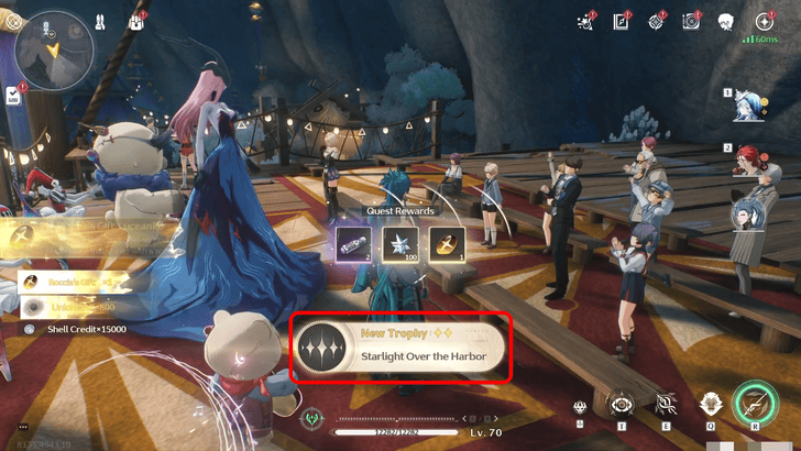 Wuthering Waves Starlight Over the Harbor Trophy