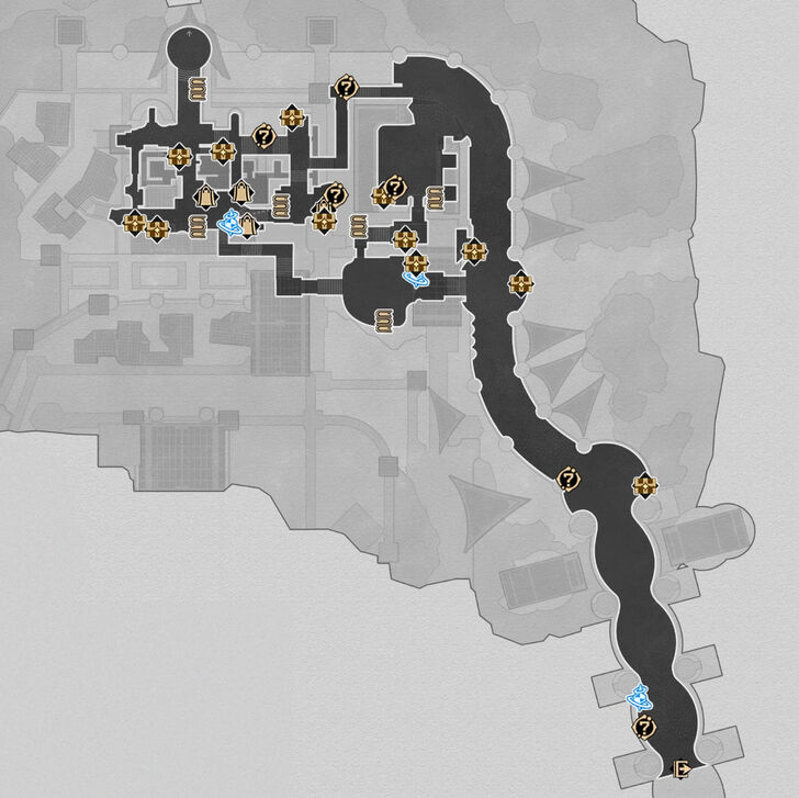 HSR Eternal Holy City Okhema F1 Southwest Map