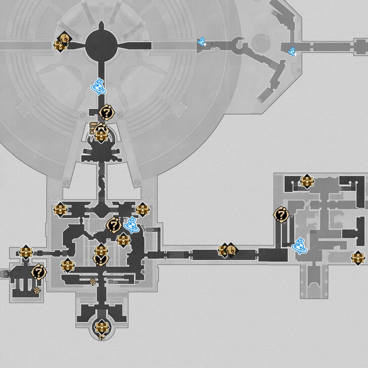 HSR Strife Ruins Castrum Kremnos F2 Map