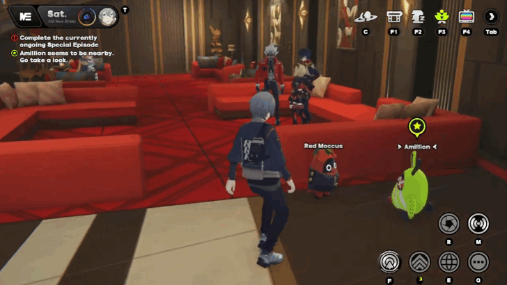 Go to Amillion Who Seems to be Nearby